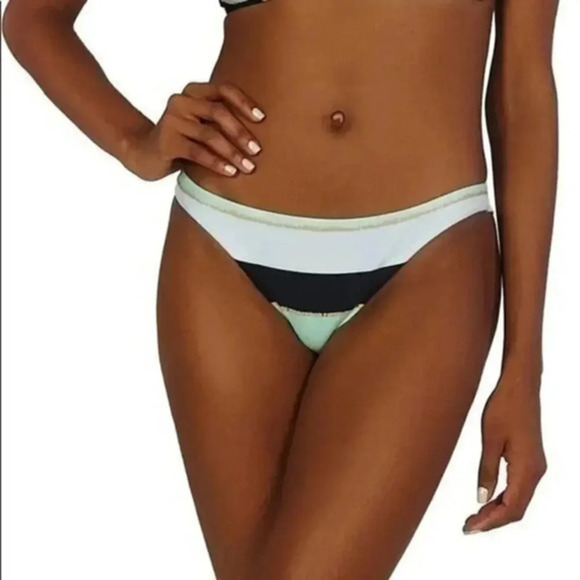 VIX Bikini Striped Bottom Medium B768 - Picture 1 of 5